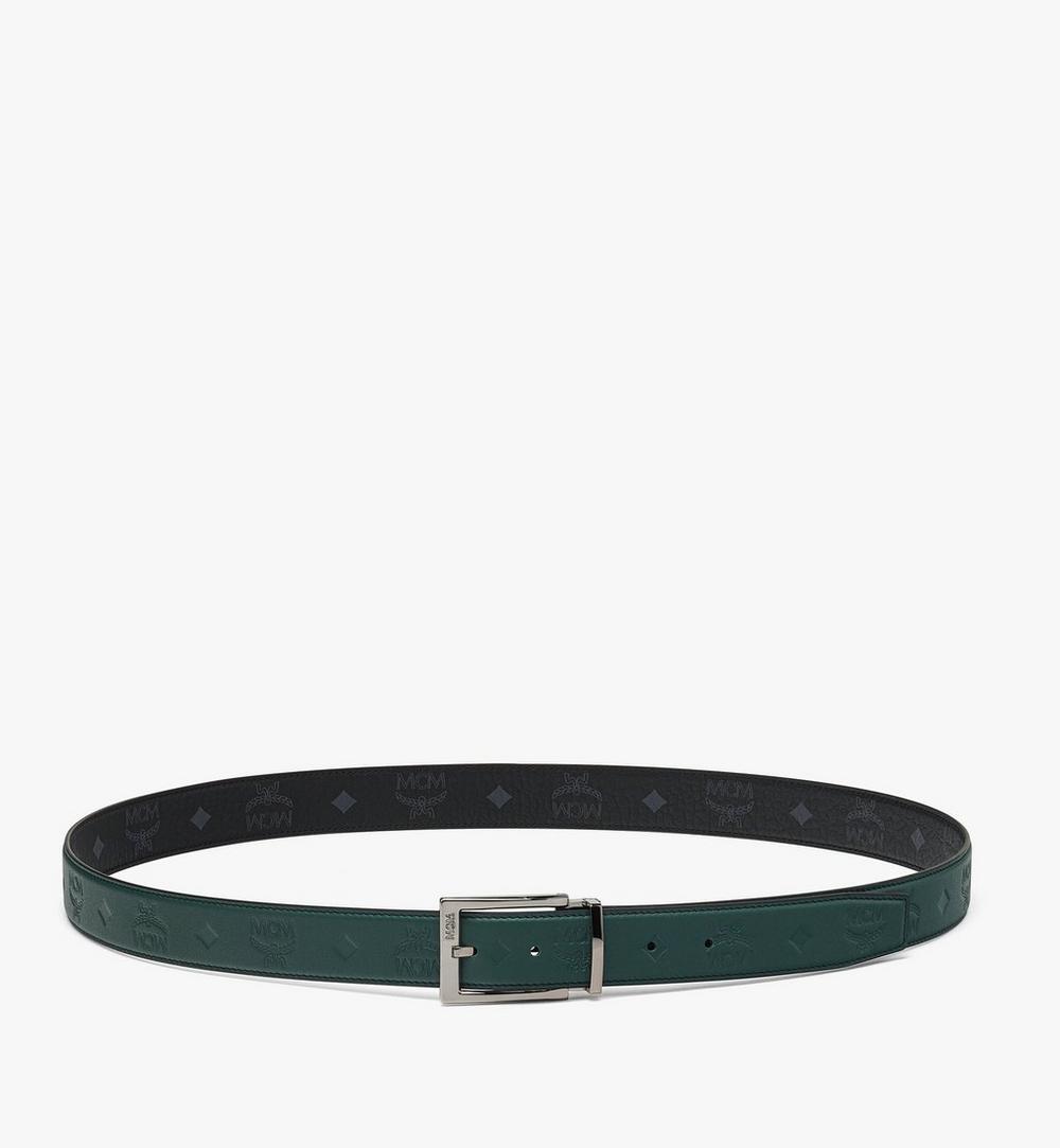 Aren Reversible Belt 1.3” in Embossed Monogram Leather 1 Aren Reversible Belt 1.3” in Embossed Monogram Leather 1